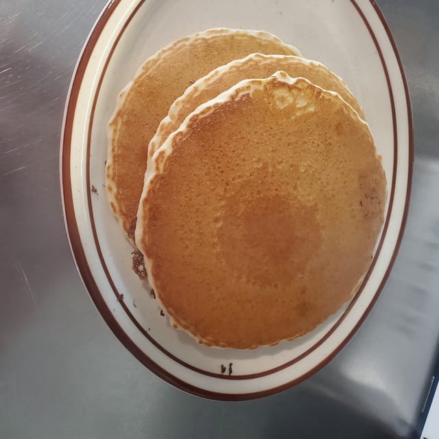 Three Golden Pancakes.