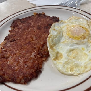 Two Eggs with Corn Beef Hash Platter