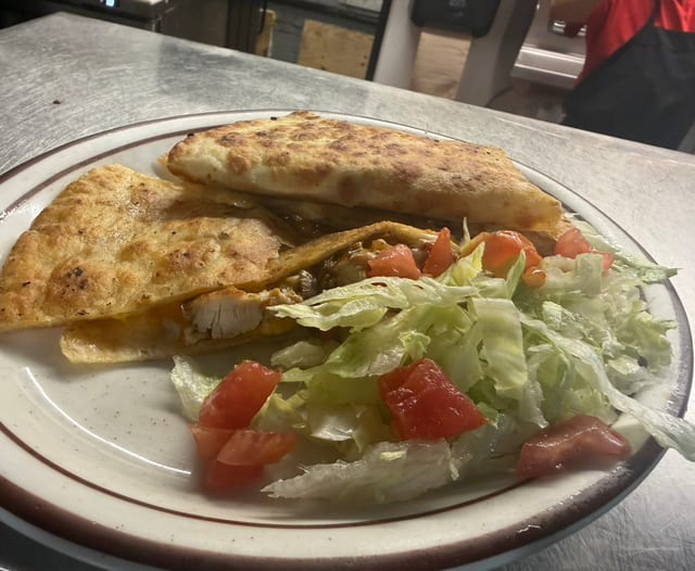Chicken Quesadilla.