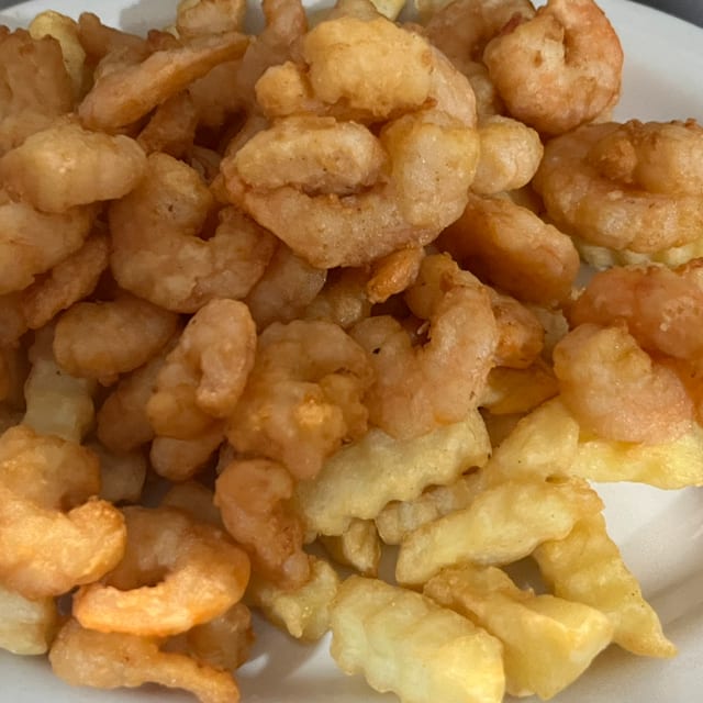 Popcorn Shrimp.