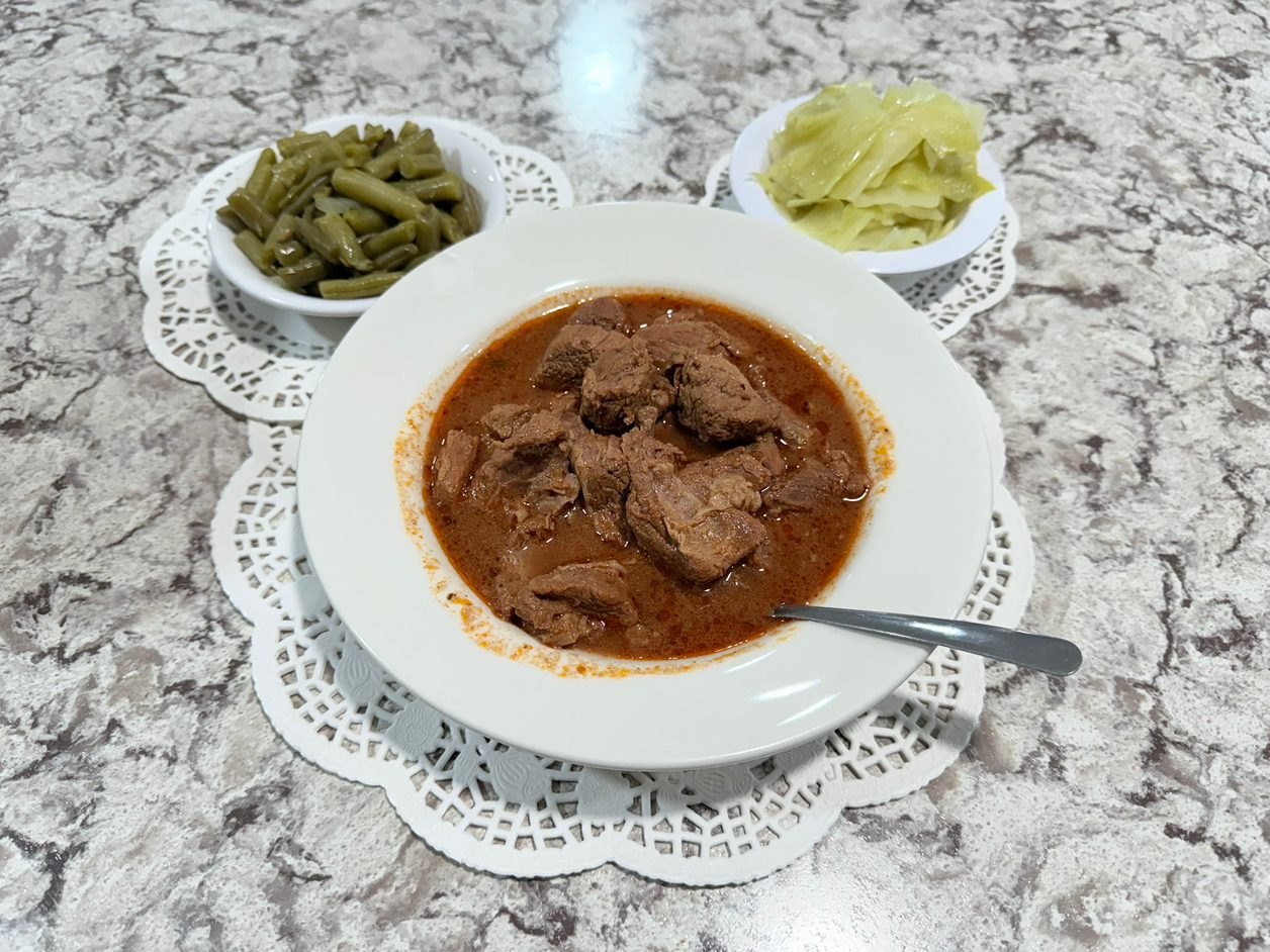 Beef Tips with Rice.