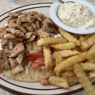 Chicken Souvlaki Wrap