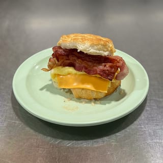 Bacon with Egg Biscuit
